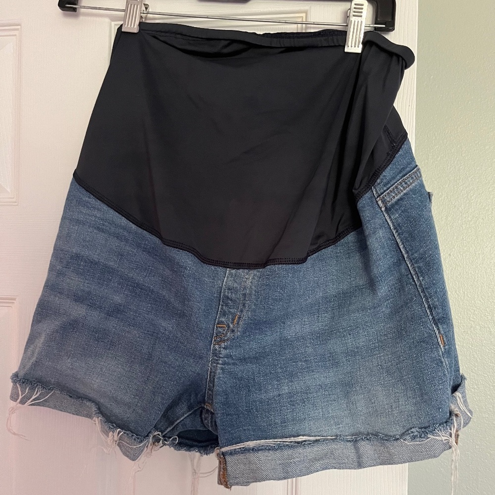 Madewell maternity shorts